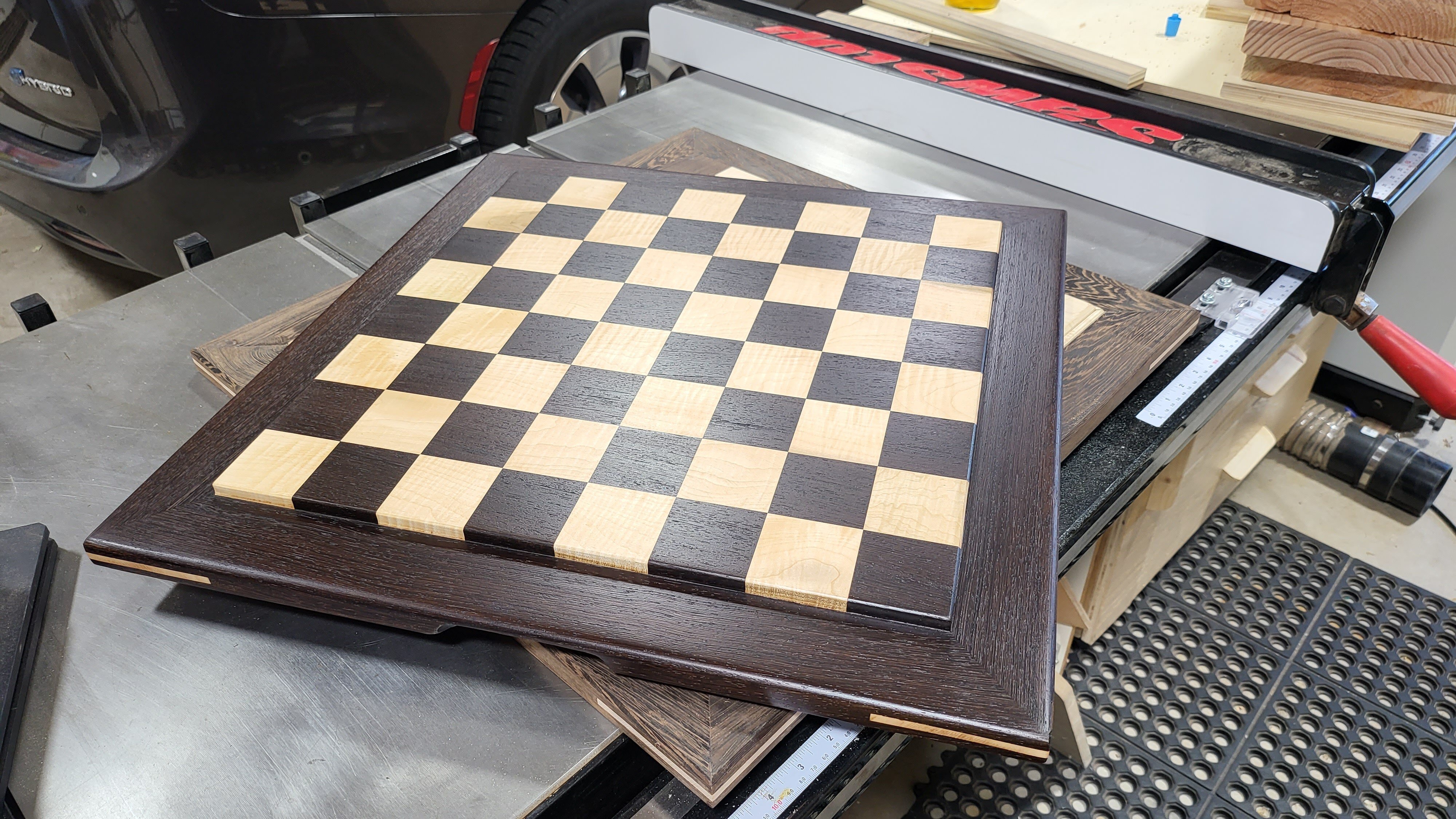 chessboard top side
